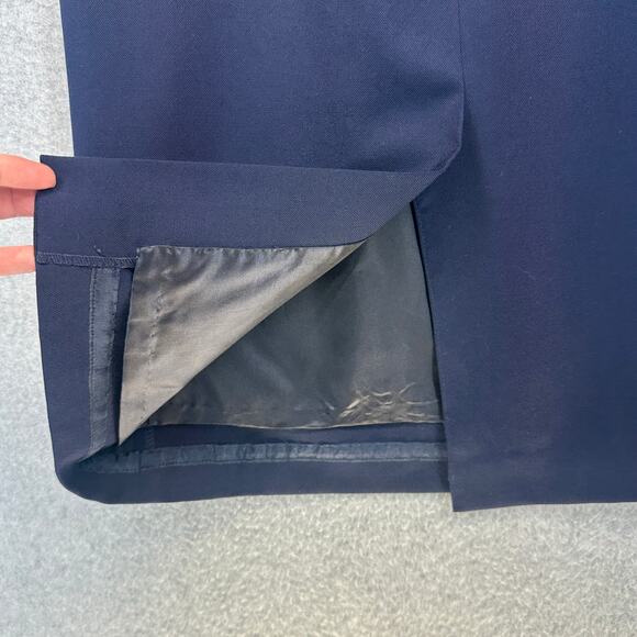 Vintage Pendleton Skirt Womens Size 10 Blue 100% Virgin Wool Straight Zipper - Picture 6 of 13